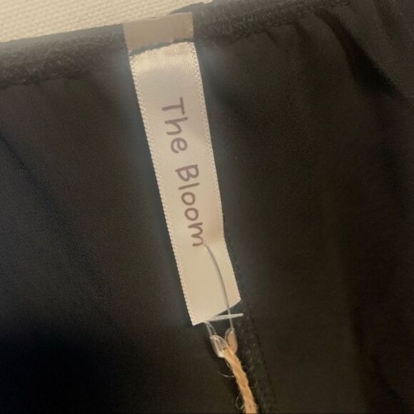 The Bloom Black Sheer & Lace Asymmetrical Lingerie Top NWT - Picture 7 of 14